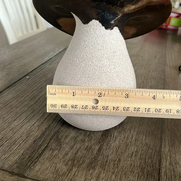 Retsis Bros Greek Hellac Textured Pottery Hand Made Vase